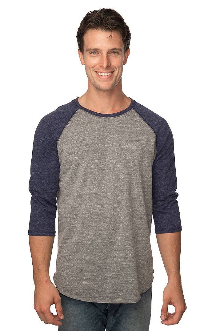 Royal Apparel - Wholesale T-Shirt - Men's - UNISEX TRIBLEND RAGLAN BASEBALL SHIRT6