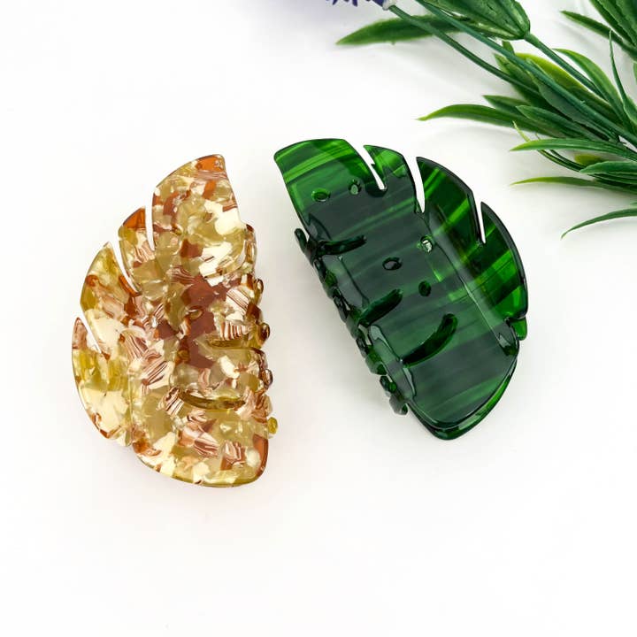 mildstyles - Wholesale Hair Clip - Women's - Hollow Monstera Leaf Creative Hair Claw Clip3