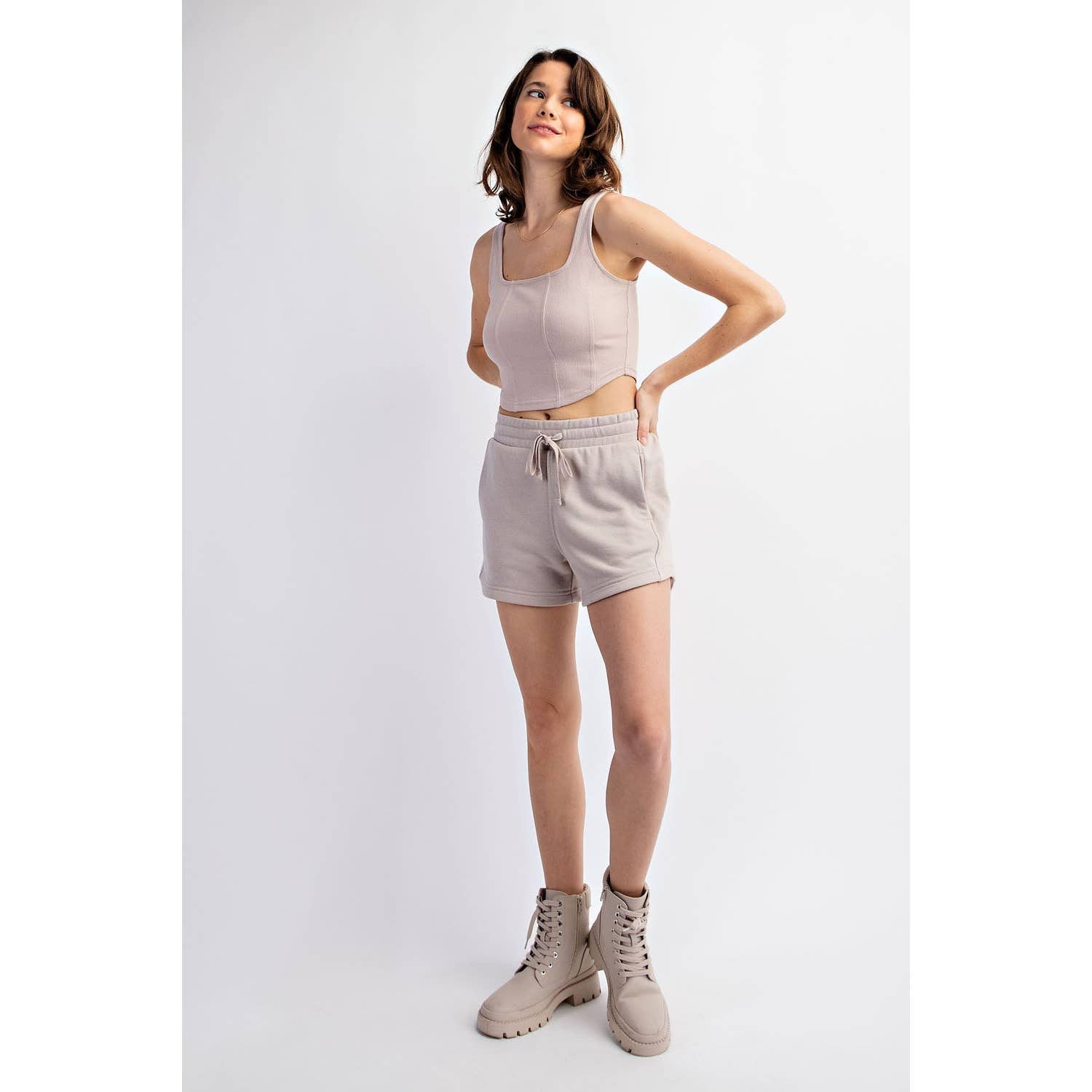 Rae Mode - Vente Short d'intérieur – femme - Short basique en French Terry6