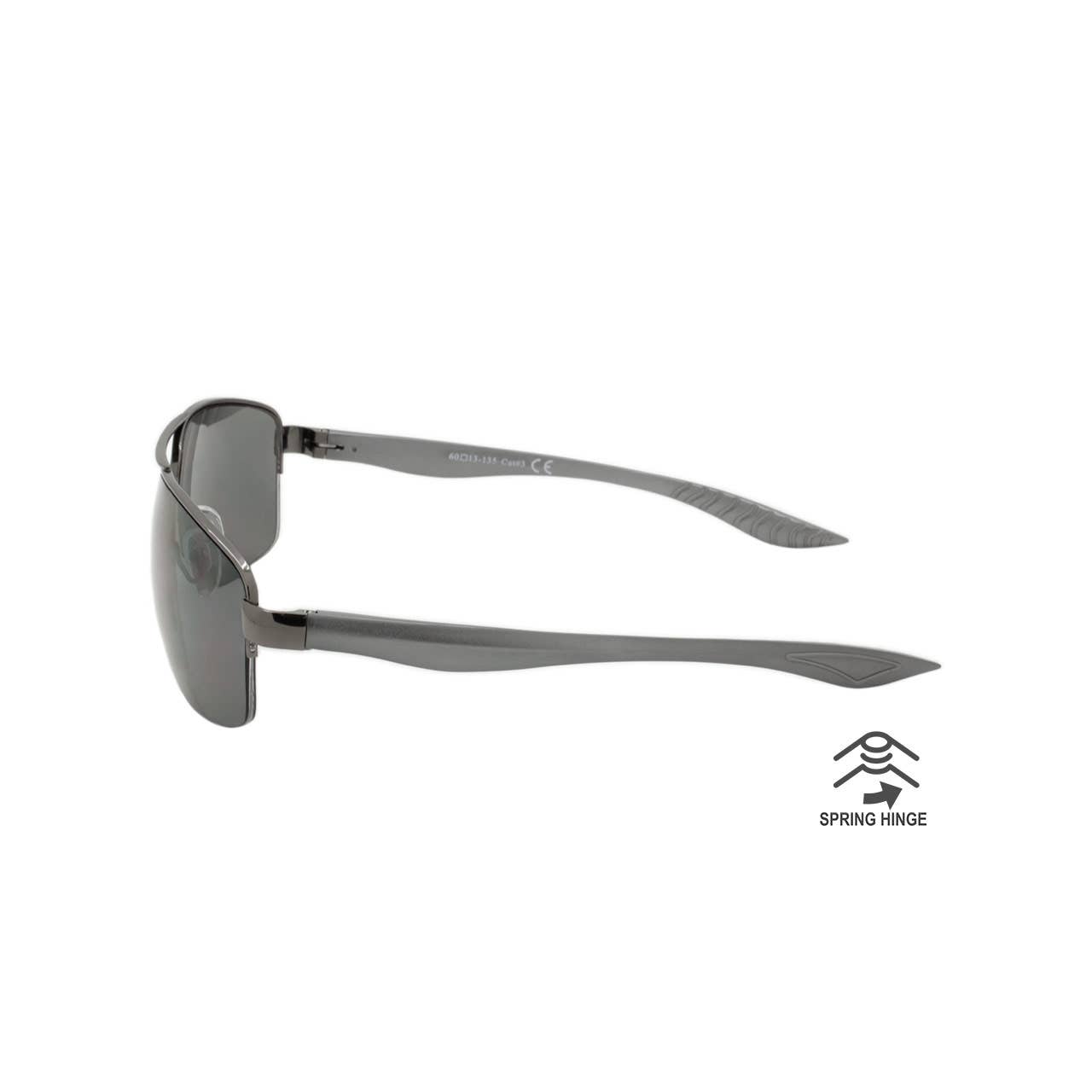 Shark Eyes, Inc - Wholesale Zonnebrillen - Heren - Heren zonnebril Hoge kwaliteit sport aluminium pilotenstijl7