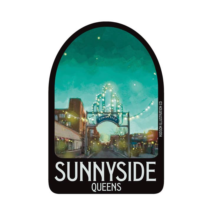 Sunnyside Queens New York City Sticker/Magnet/Print/Postcard for wholesale by About Town Co