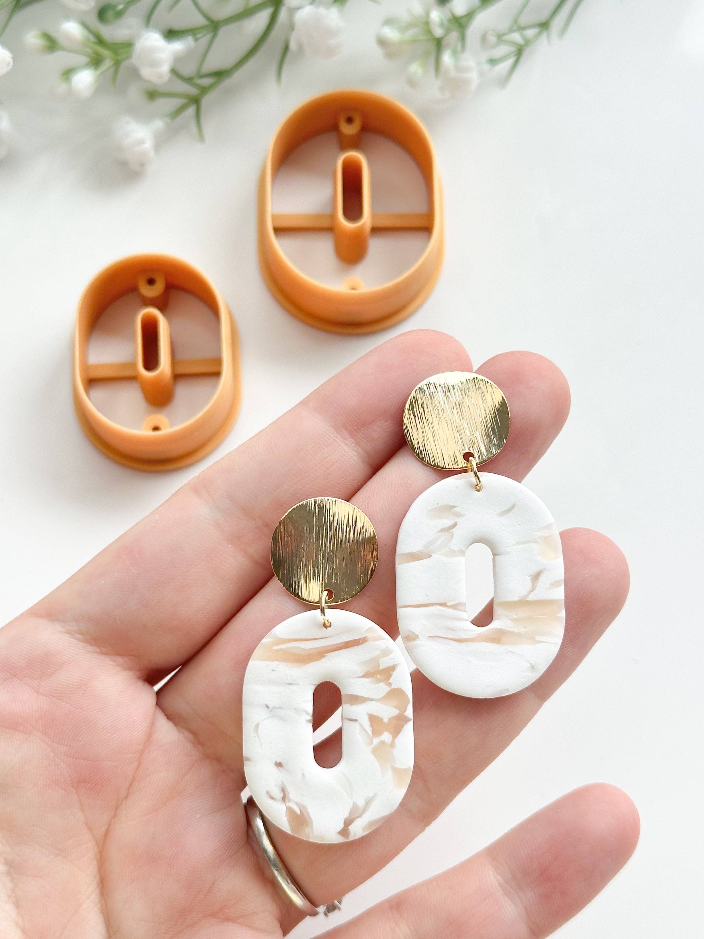 Tera Clay - Wholesale Craft tool - Fat Donut with Drill Guides Polymer Clay Cutters