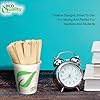 EcoQuality - Wholesale Craft Supplies - Wooden Craft Popsicle Sticks 5.8 Inches Arts & Crafts5
