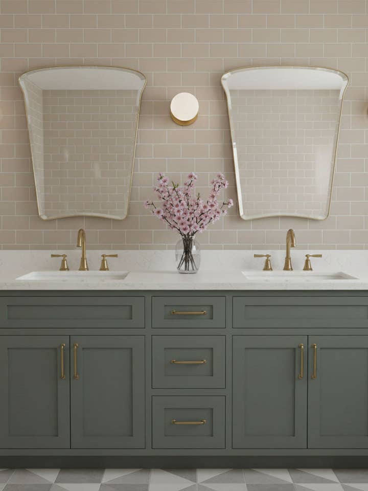 Messingsvægsspejl – Moderne Håndlavet Design for engroshandel hos Palmeraies