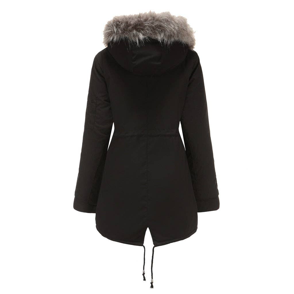 Marayn - Wholesale Coat - Women's - Warm Hooded MidLength Padded Parka Coat  Winter 202561