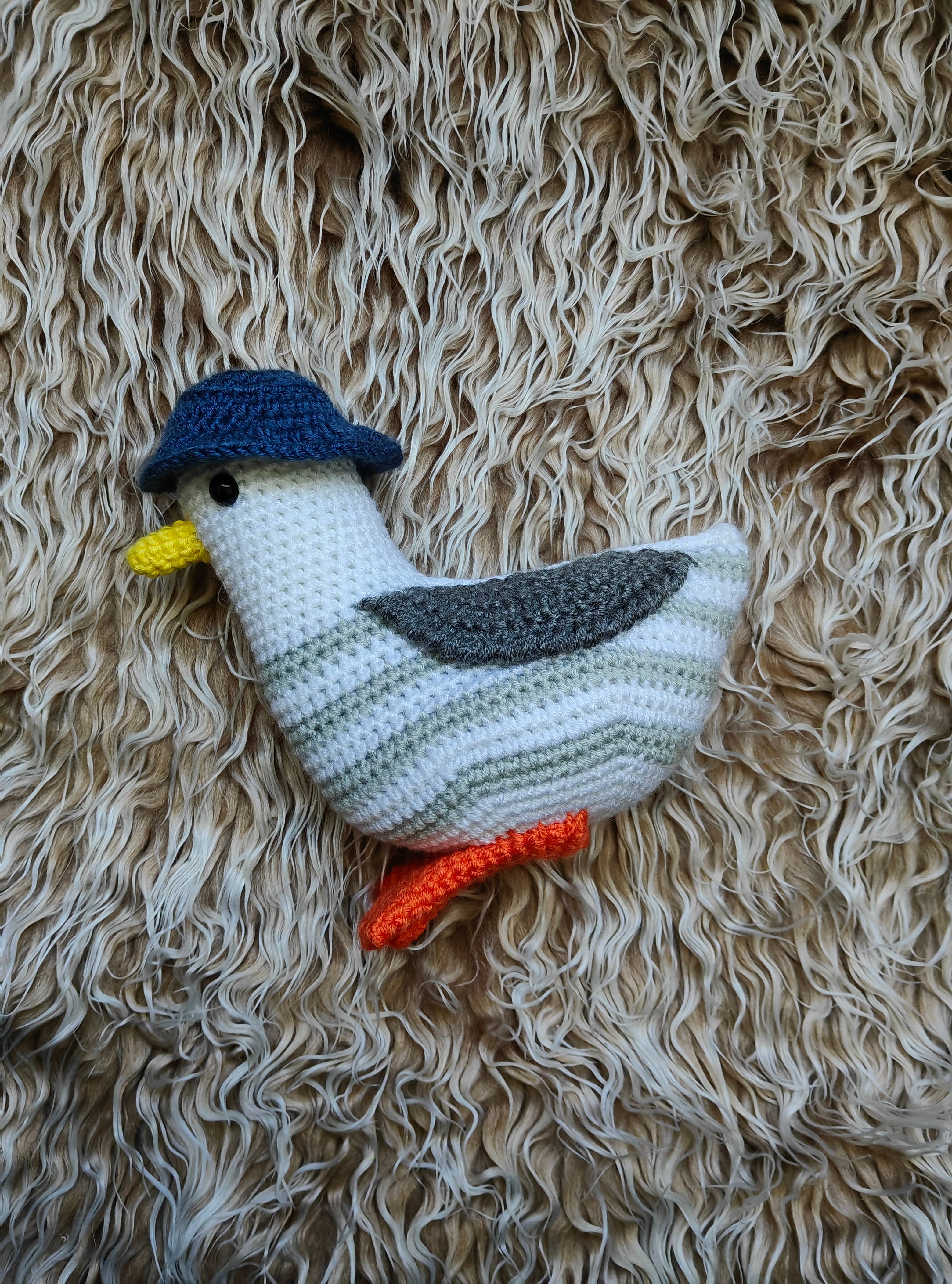 despinacrafting - Wholesale Stuffed/Plush Toy - Kids & Baby - Crochet Baby Toy Seagull Stuffed Toy1