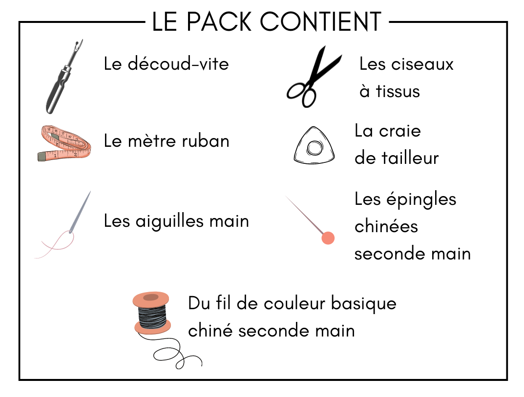 DEUXIEMESOI – Großhandel Bastel-Nähset – Das Nähzubehör-Set2