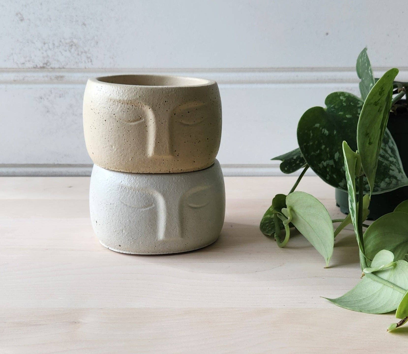 Plant 'er Here - Wholesale Plant Pot - Nordic Face Planter2