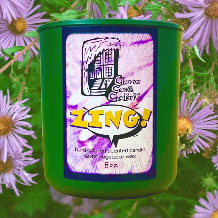 ZING—Hand-Poured Scented Candle 100% Soy Wax for wholesale by Classon Candle Company