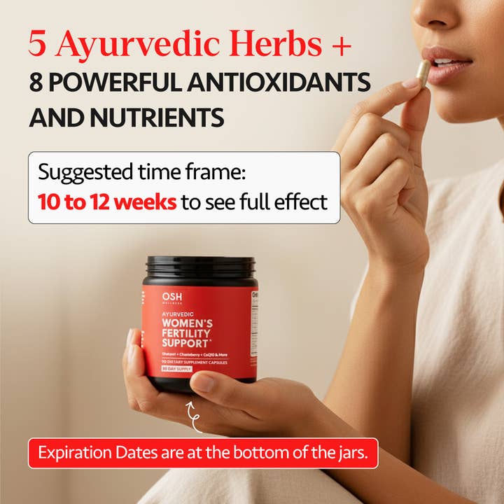 Osh Wellness - Ayurvedic Wellness - Wholesale Oral Supplement/Vitamin - Women's Fertility Support - Ayurvedic Conception Support5