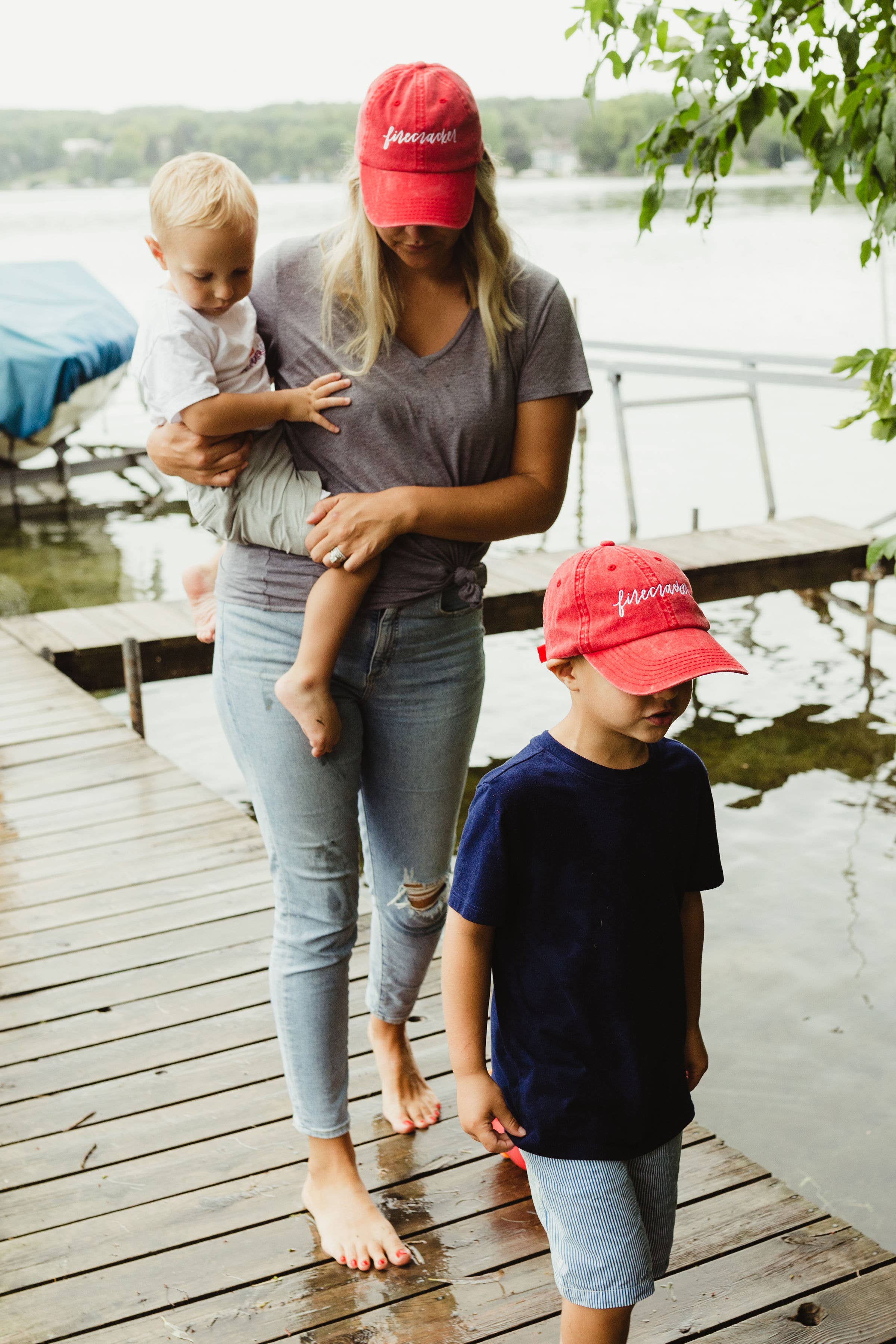 Waves of Grace Letter Co. - Wholesale Baseball Cap - Women's - Firecracker baseball hat5