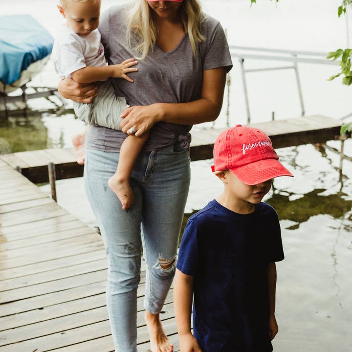 Waves of Grace Letter Co. - Wholesale Baseball Cap - Women's - Firecracker baseball hat5