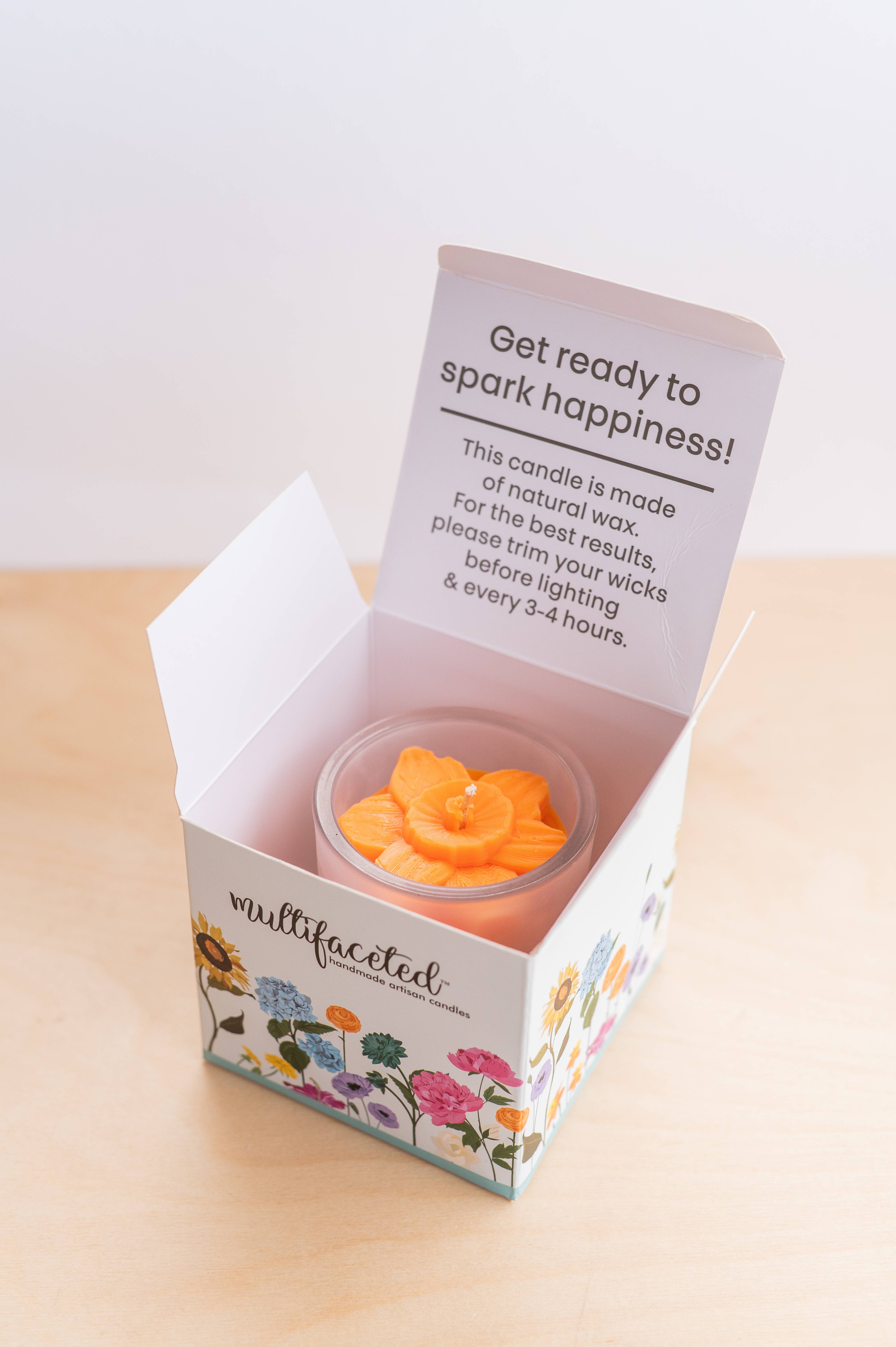 Multifaceted™ Artisan Candles - Wholesale Jar/Filled Candle - Daffodil Flower Candle, Eco -Friendly Candle -multiple sizes7