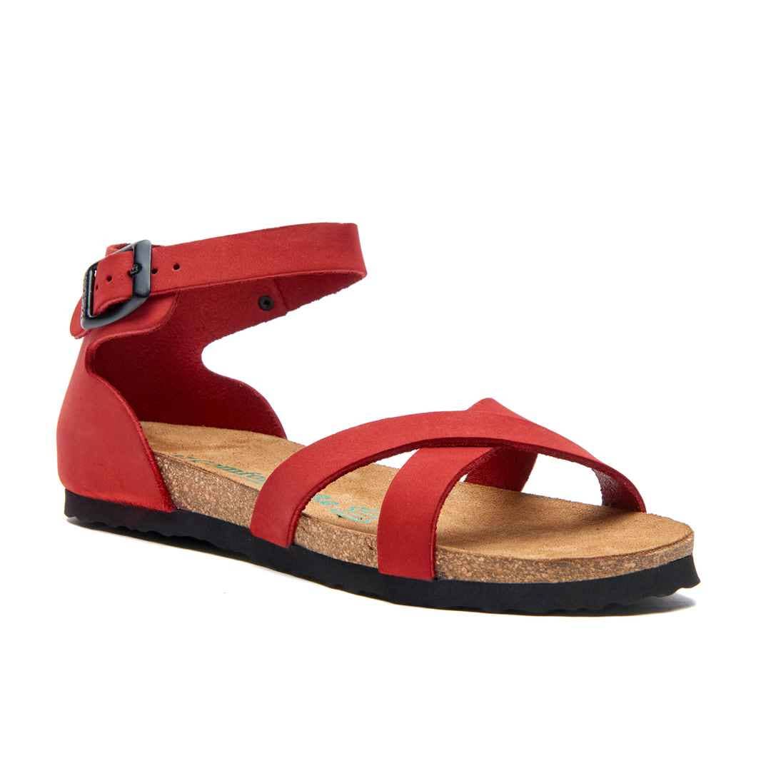 Comfortfusse - Wholesale Sandals - Women's - Milano - Genuine Leather Flat Sandals6