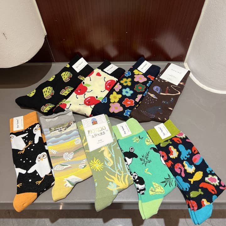 Vintage Artistic Animal & Floral Patterns Crew Socks and other Purchase Wholesale curated socks. Free Returns & Net 60 Terms on Faire trending on Faire.