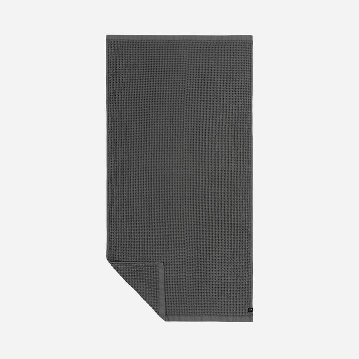 Guild Waffle Bath Towel - Charcoal for wholesale by Slowtide