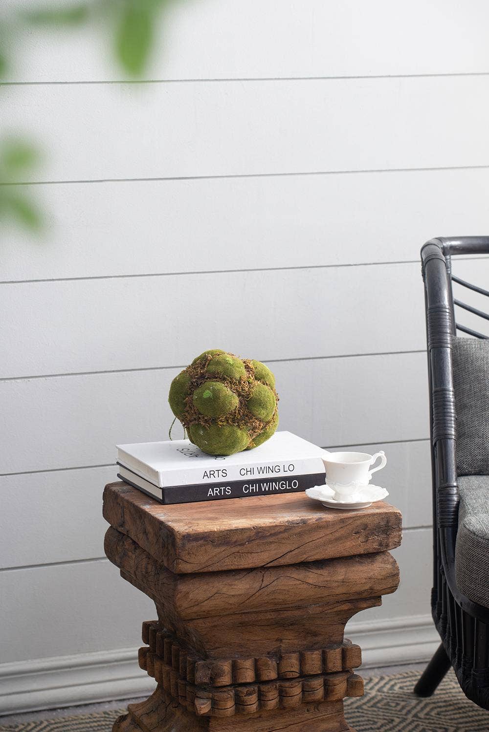 A&B Home Group Inc. - Wholesale Artificial Plant - S/3 D6.5" Artificial Decorative Moss Ball - Green5