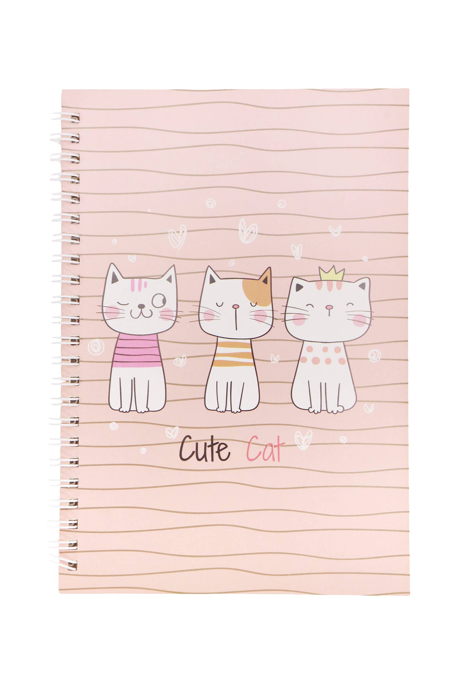 ASSORTED Cute Cat A5 Spiral Bound Notebook - 12 Pcs for wholesale on Faire9