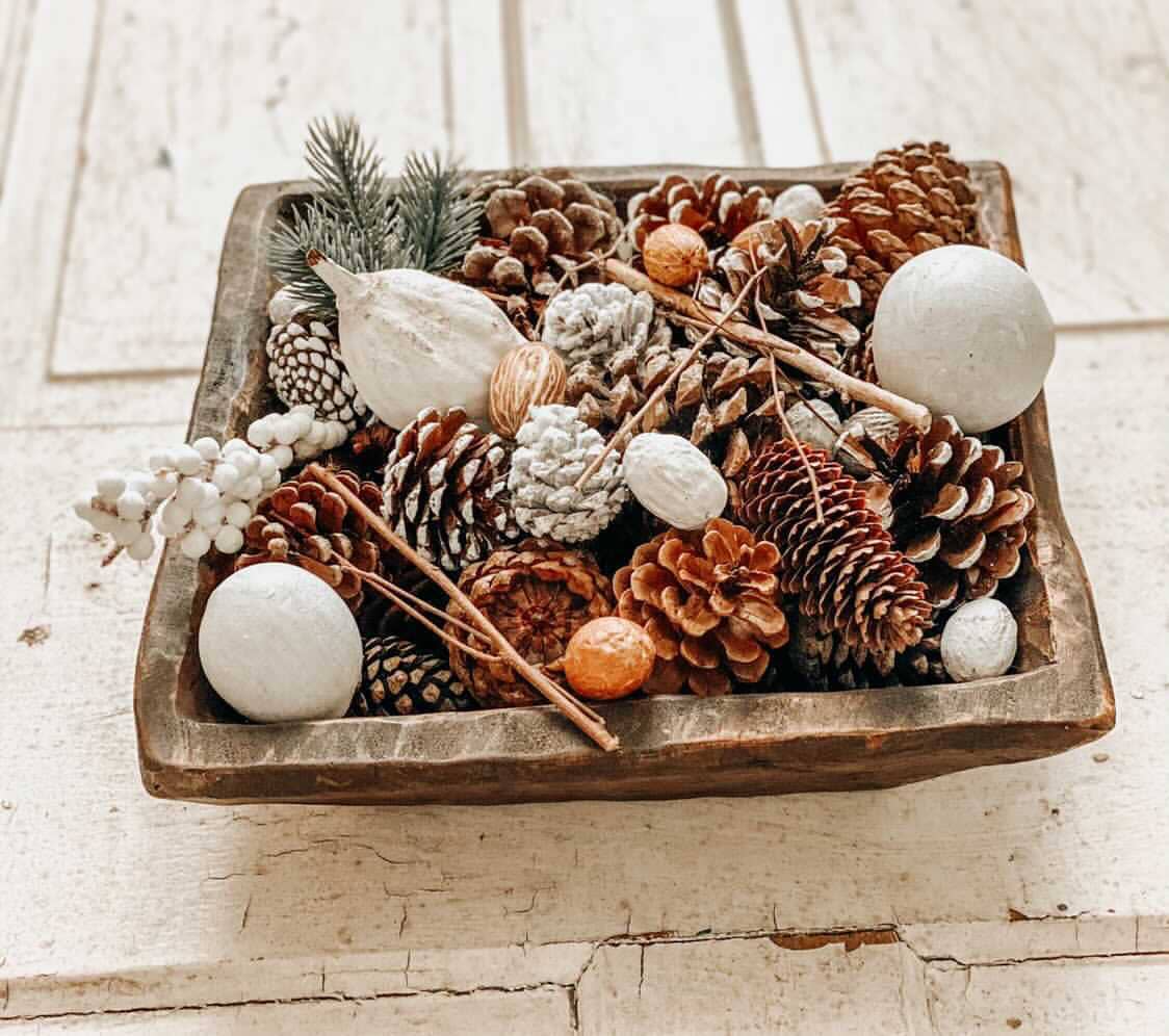 Rustic Farm – wholesale Decorative plate/dish/bowl – Square Wooden Bowl, Handmade, Farmhouse Décor #B - 7.121