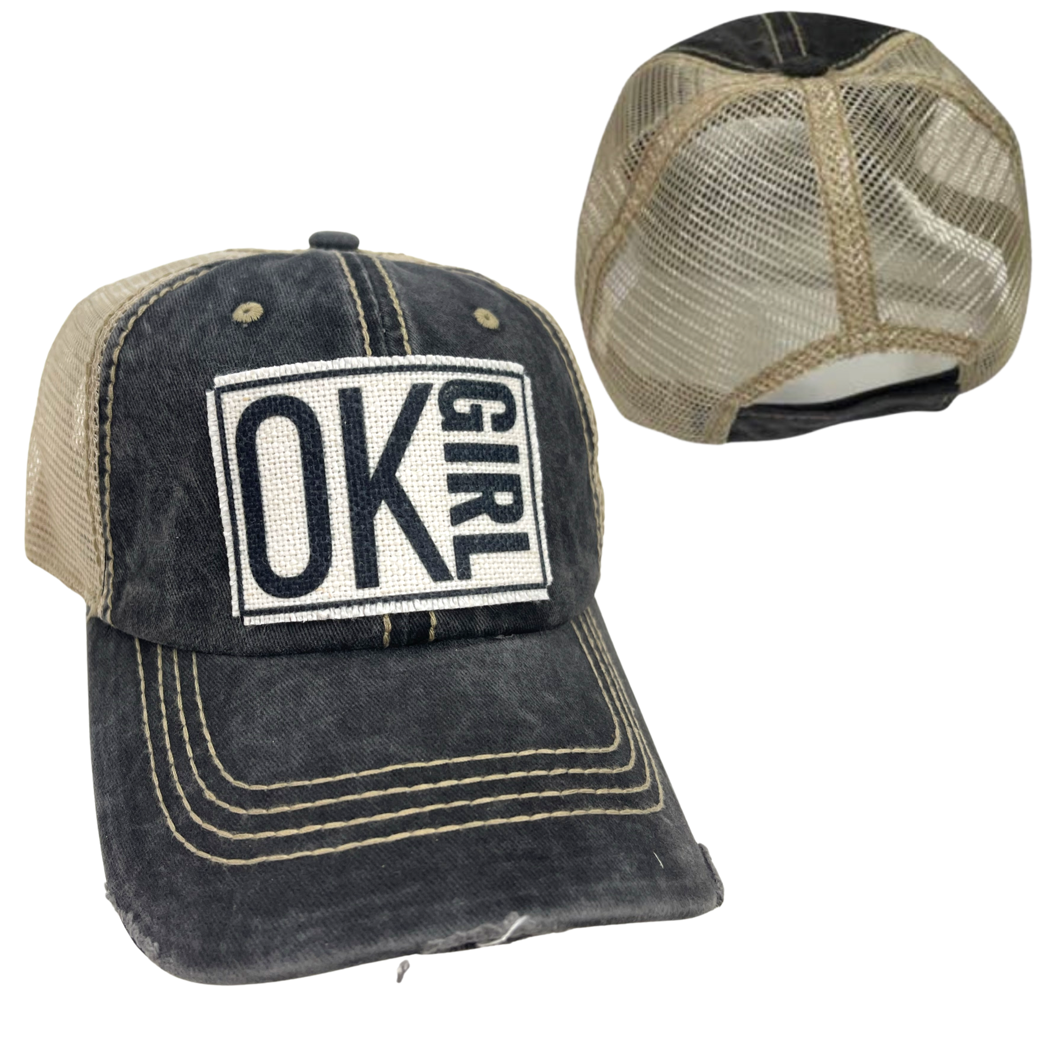 dkhandmade - Wholesale Trucker Hat - Women's - OKLAHOMA GIRL HATS10