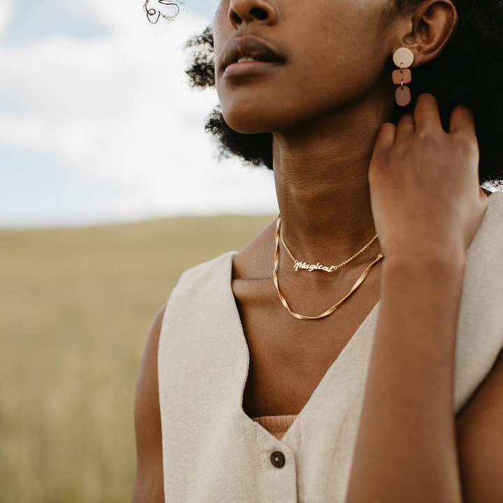 Rover & Kin - Wholesale Hangende/ronde oorbellen - Ombré Clay oorbellen6