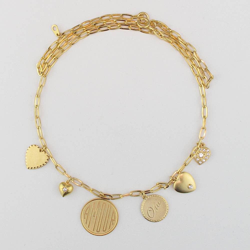 La Vie Parisienne - Vente Colliers à pendentif - Collier Charm Amour0