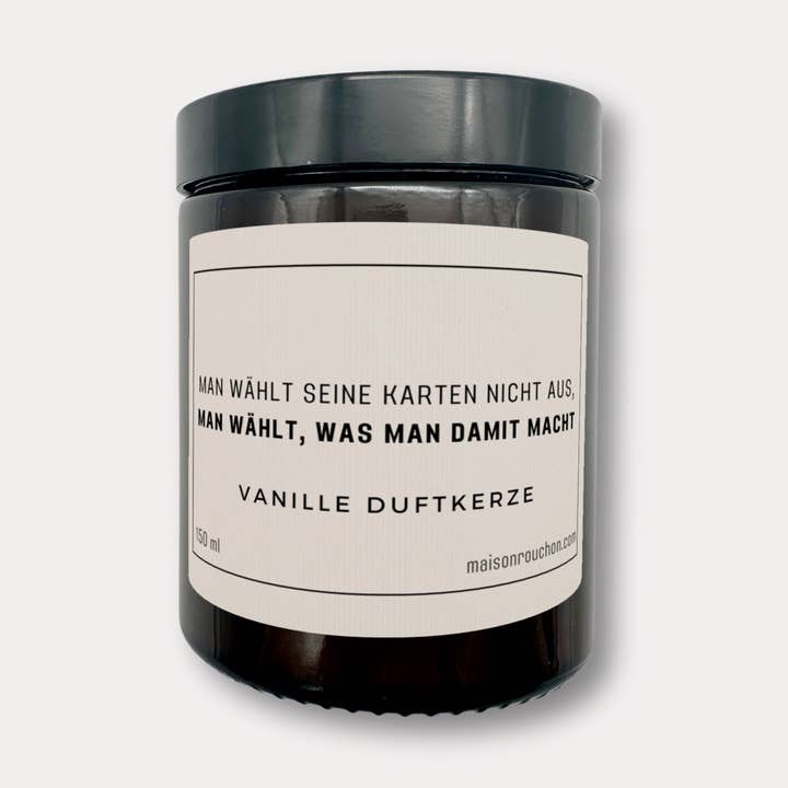 Du väljer inte dina kort, du väljer vad du gör med dem för wholesale av Maison Rouchon