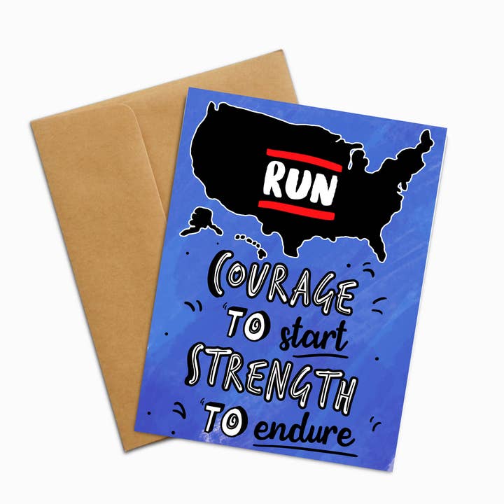 Kør 50 Stater Finisher Kort for engroshandel hos Sole Inspired