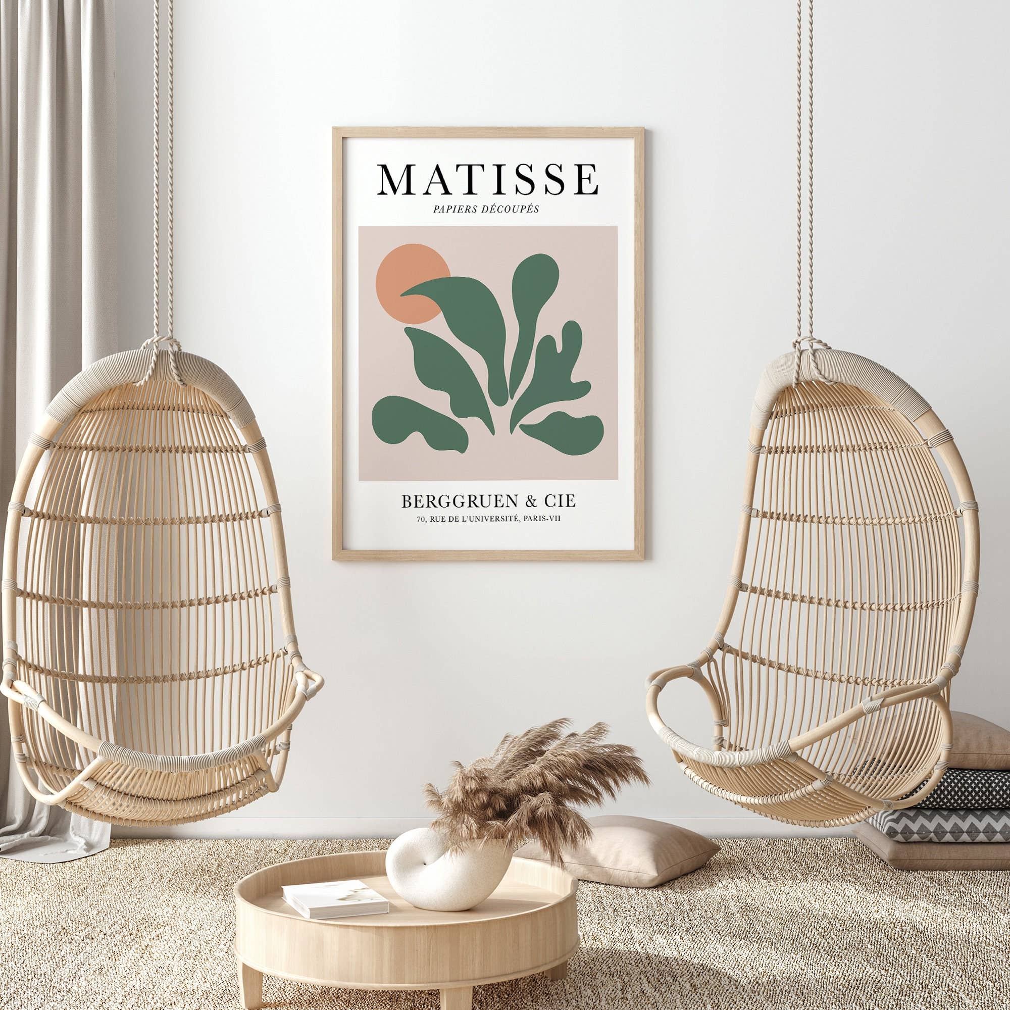 Sugar & Canvas – wholesale Konsttryck – Henri Matisse Cut-Outs Vintage Affisch Art Print | Matisse Print, Matisse Affisch, Berggruen och Cie, Papiers Decoupes, Botanisk Tryck #M257