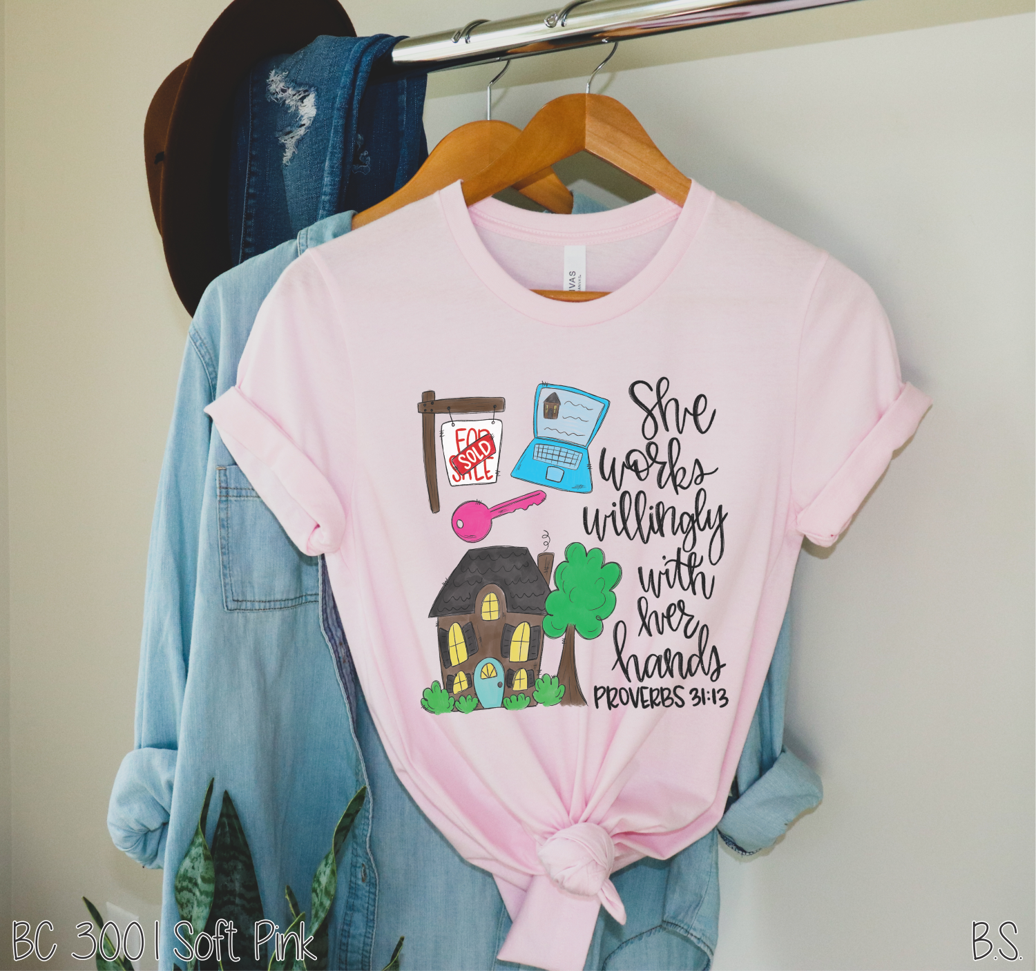 Bama Screens - Wholesale Sublimation Transfer - She Works Willing Realtor #C52