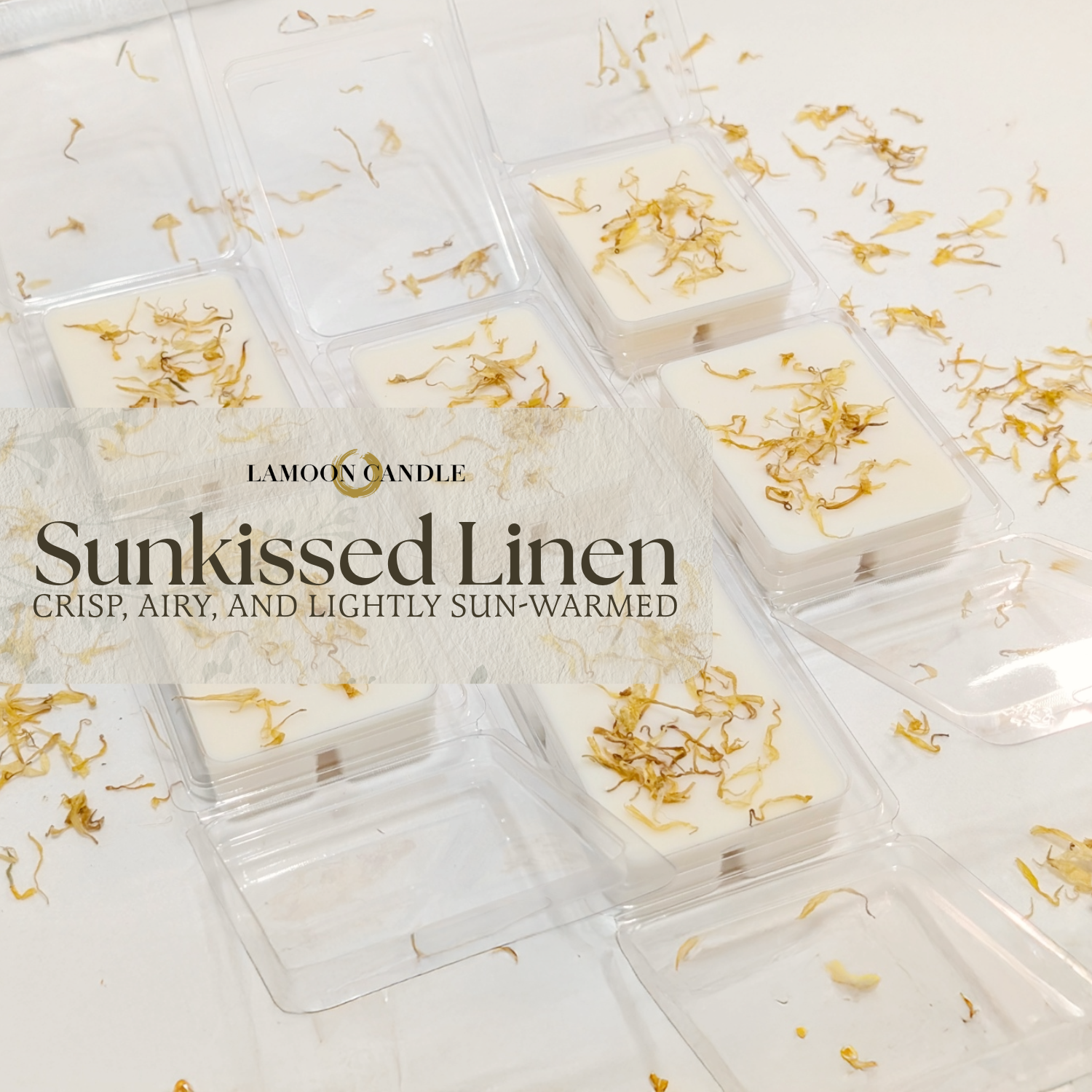 LaMoon Candle - Wholesale Wax Melt - Soy Wax Melts with Real Flowers & Herbs2