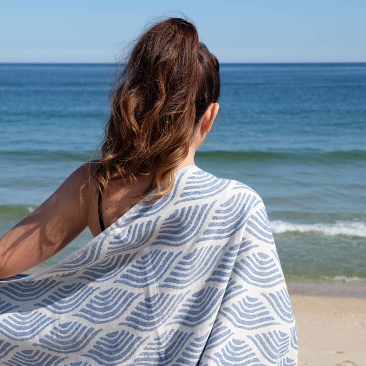 Brizo Turkish Cotton Beach Towel | Urban Pera for wholesale by URBAN PERA LLC