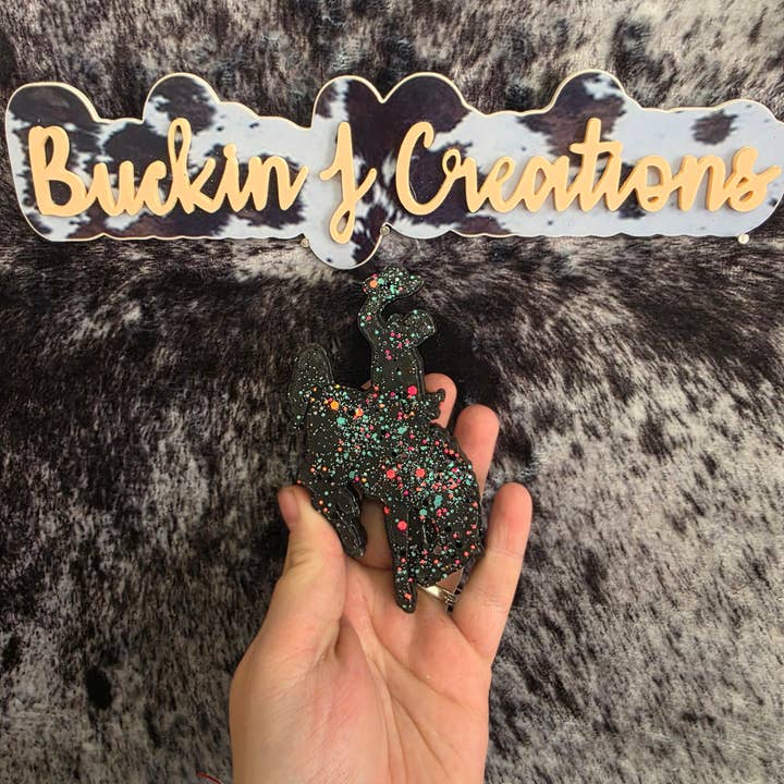 Buckin J Creations - Wholesale Car Freshener - Women's - Wyoming Cowboy Car Air Freshener
