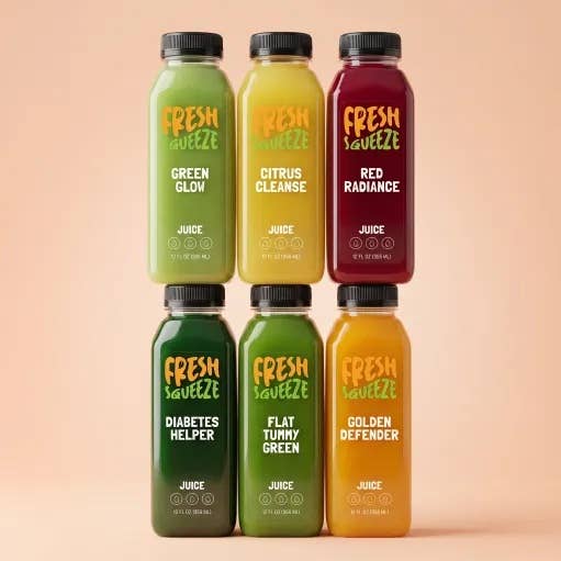 1 DAY Detox & Immunity Juice Cleanse for wholesale by Fresh Squeeze Juice Bar