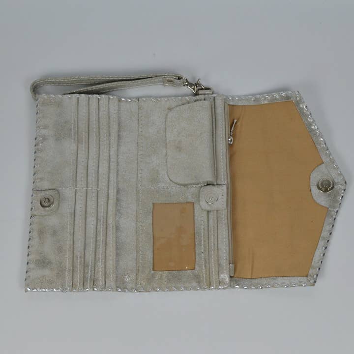 STUDIO CALEIDOSCOPE - Wholesale Wallet - Women's - Laura Wristlet Wallet-Suede Leather