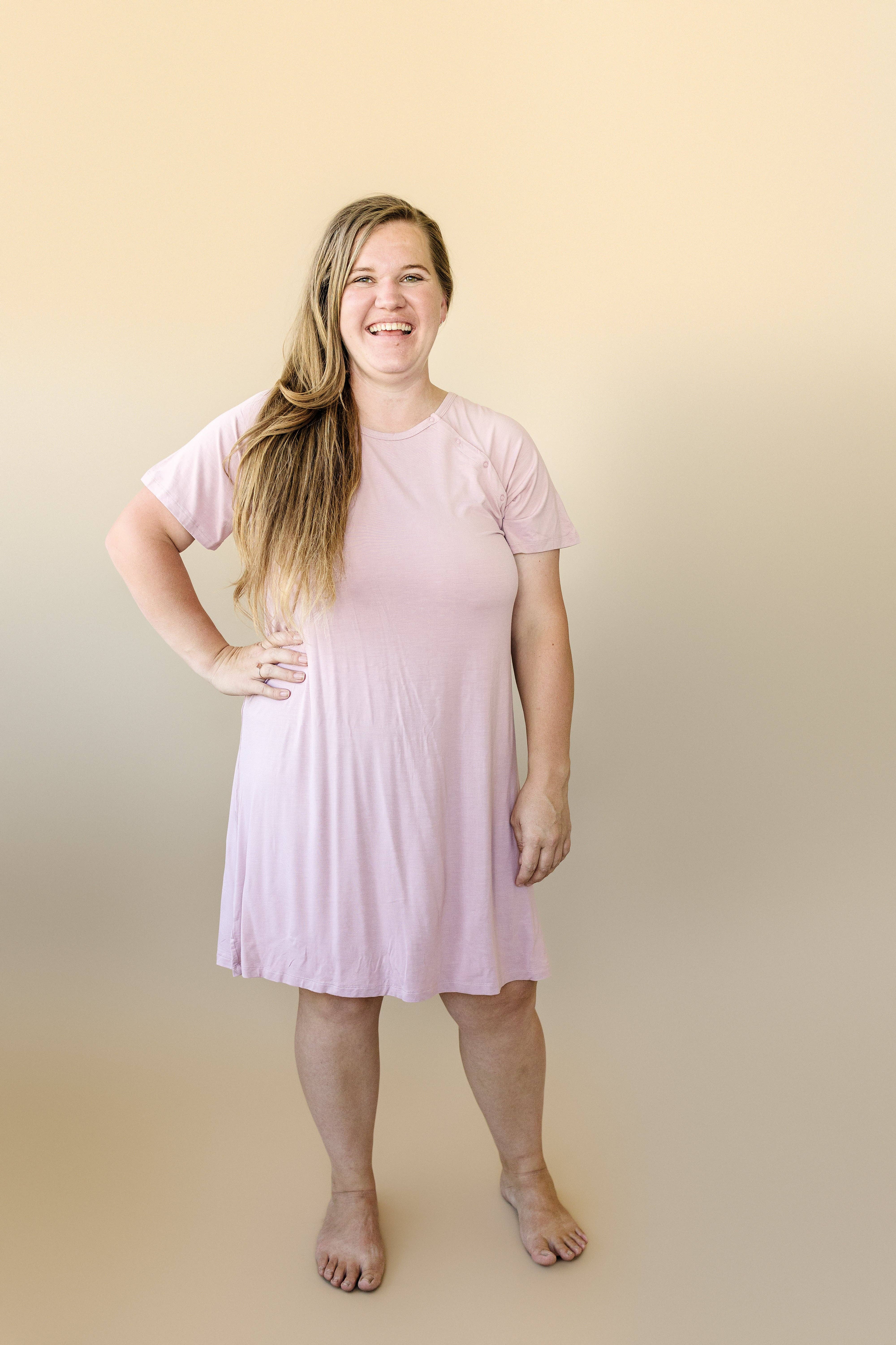 Little Joy Co. - Vente Robe - Robe de travail et d'accouchement en bambou pour femmes - adaptée à l'allaitement15