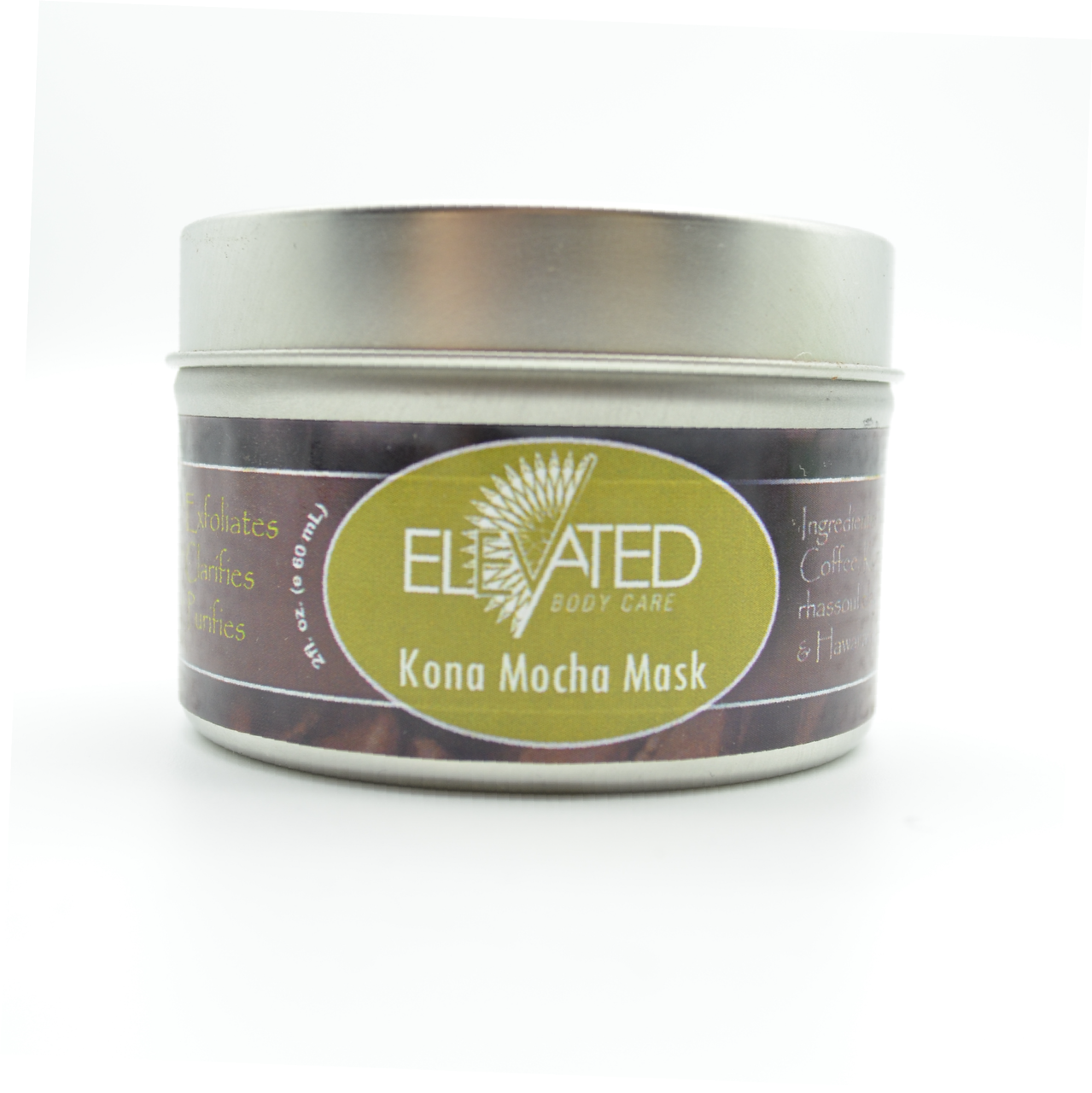 Taylor's Naturals - Wholesale Skincare Face Mask - ELEVATED - Kona Mocha Facial Mask - 4oz1