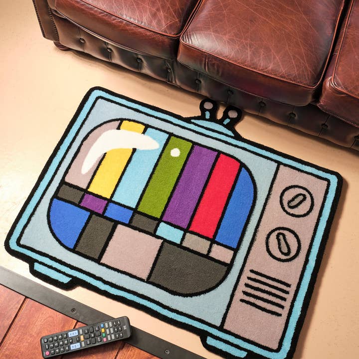Threadheads - Wholesale Area rug - Test Pattern TV Rug