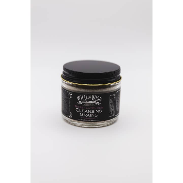 Wild and Wise Herbal CSA - Wholesale Facial Cleanser - Rose ~ Lavender Cleansing Grains1