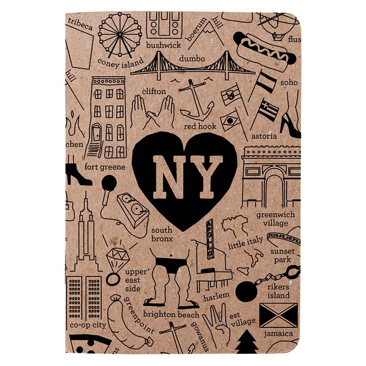 Maptote - Wholesale Notebook - New York City Hoods Booklet