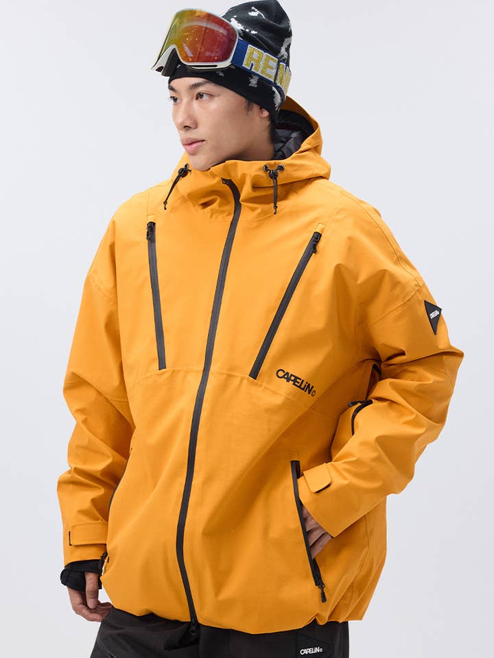 Frost Unisex 3L Geïsoleerde Snowboardjas voor wholesale door CAPELIN CREW