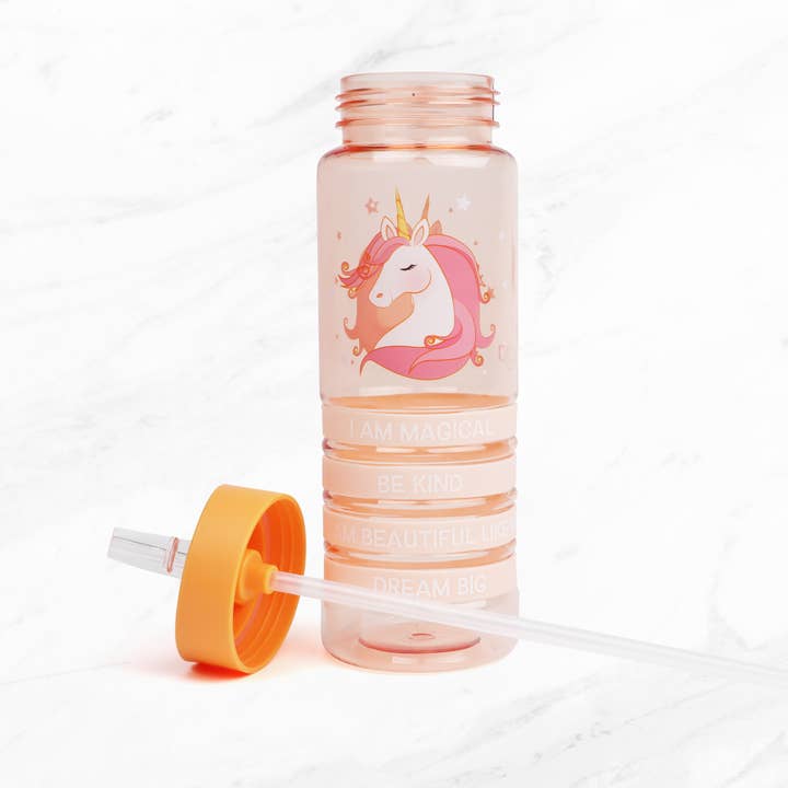 Myga Eco - Wholesale Water Bottle - Kids Unicorn Positivity Band Water Bottles