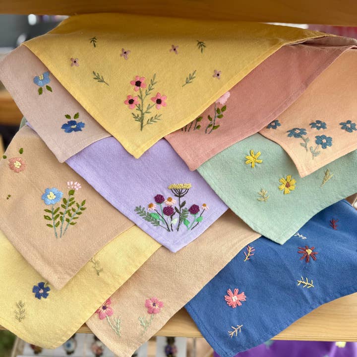 Ninu Handmade - Wholesale Bandana - Unisex - Mystery Embroidered Hair Bandana