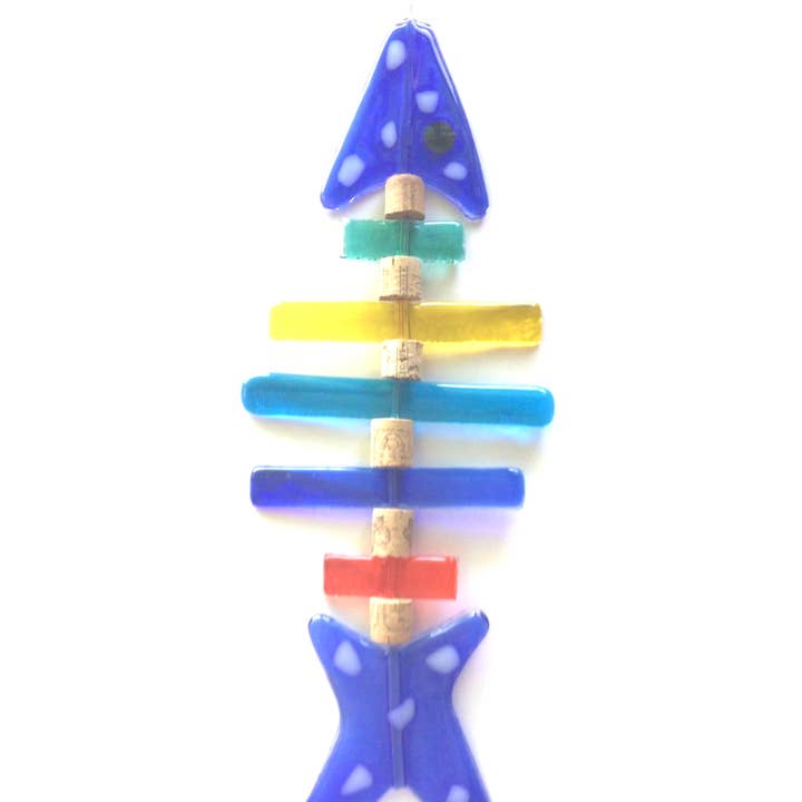 Fish Tales - Vendita all'ingrosso Decorazione mobile - Pesce mobile in vetro fuso artigianale Bonefish1