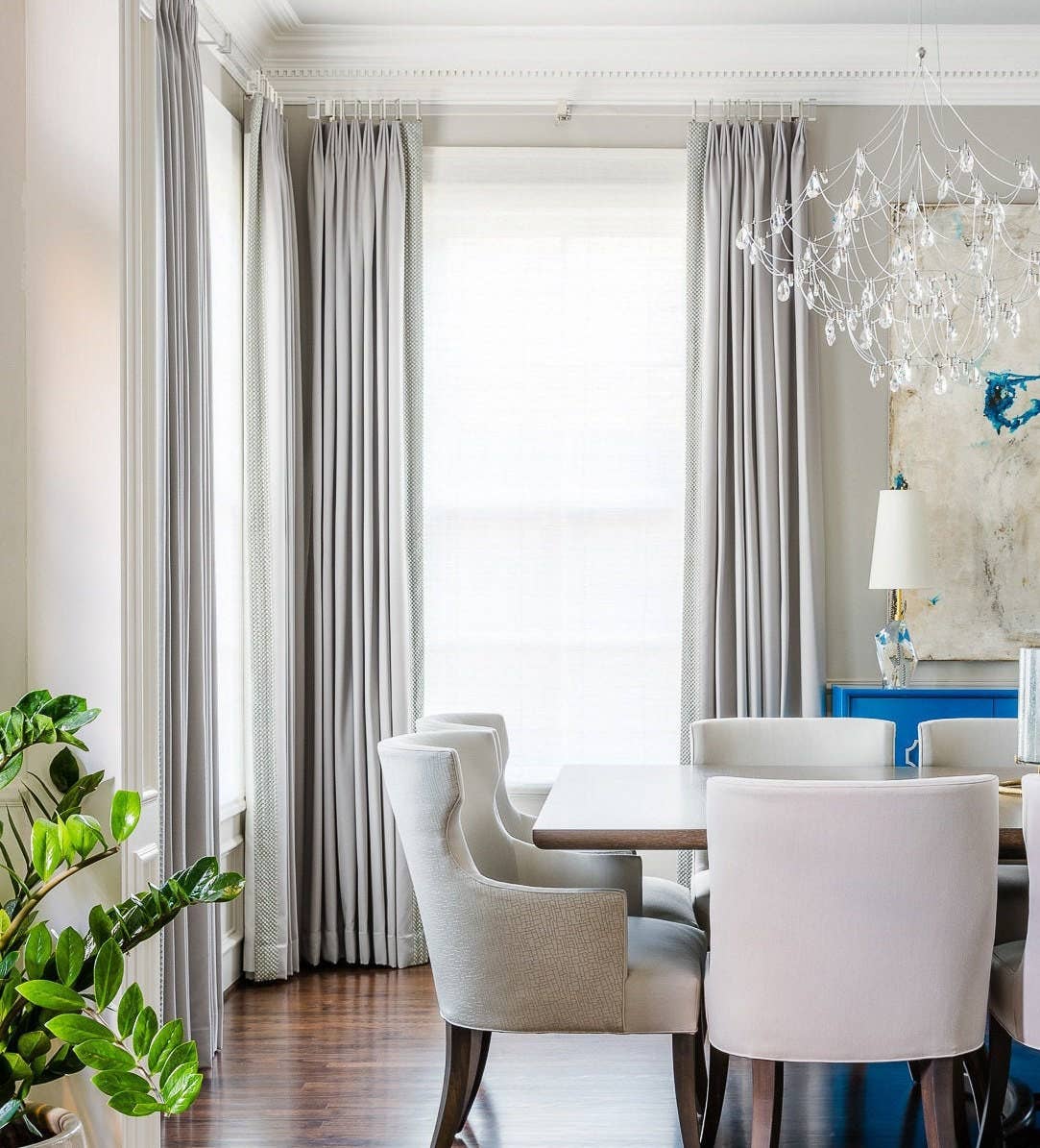 LuxHoldups - Wholesale Curtain Rod - Brass Rectangle Curtain Rings for Lucite Rod by Luxholdups6