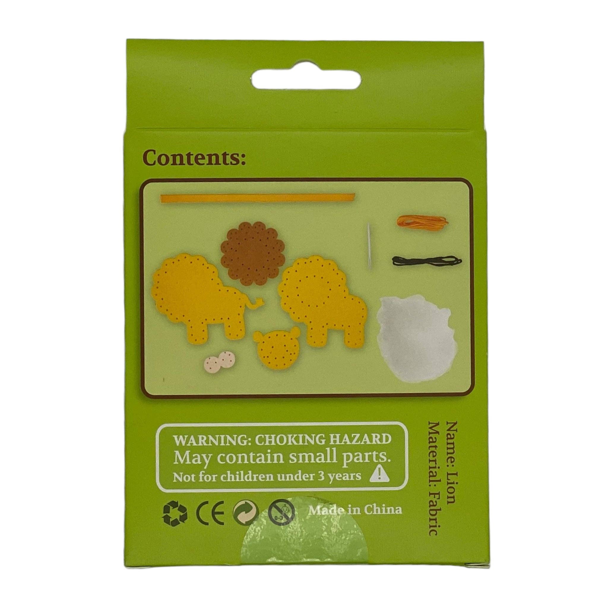 Wildlife Tree - Wholesale DIY Craft Kit - Kids - DIY Felt Lion Sewing Kit4