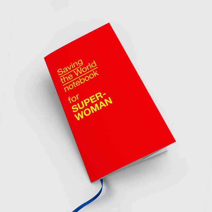Rädda världen-anteckningsbok för SUPERKVINNAN för wholesale av Atypyk