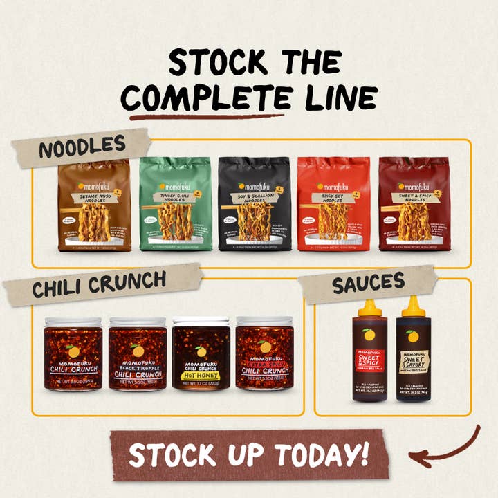 Momofuku - Wholesale Ramen - Sweet & Spicy Noodles | Instant Ramen | Noodles | Mild4