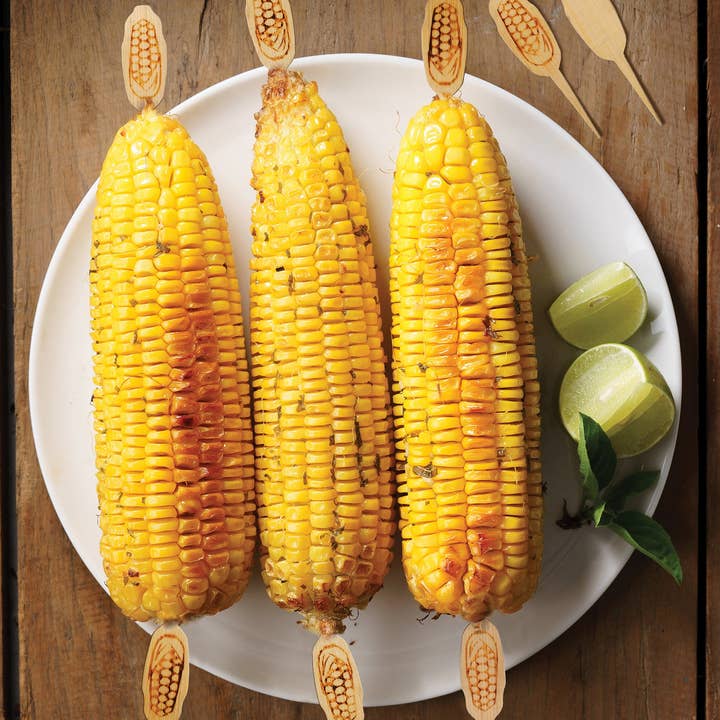 RSVP International - Wholesale Corn Holders/Tools - Bamboo Corn Picks - 50Ct2