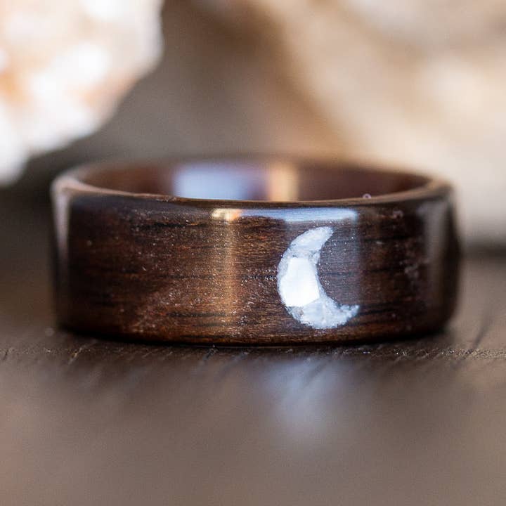 Crescent Moon in Mother of Pearl for wholesale by My Roots Jewelry